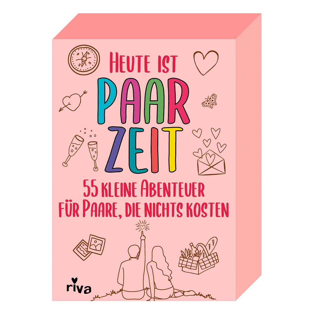 Bild von Heute ist Paarzeit: 55 kleine Abenteuer für Paare, die nichts kosten. Mikroabenteuer für die gemeinsame Zeit zu zweit. Tolles Geschenk zu Hochzeit, Jahrestag und Valentinstag