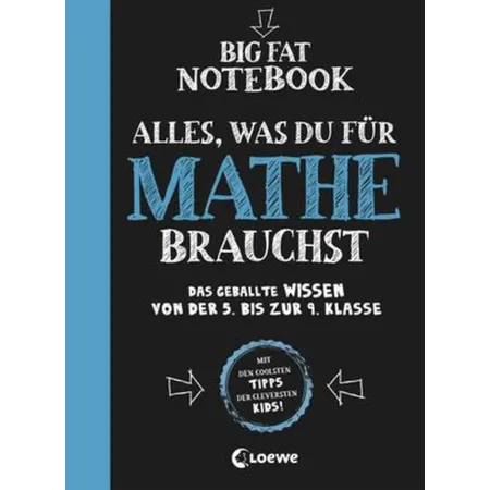 Bild von Loewe Big Fat Notebook - Alles, was du für Mathe brauchst - Das geballte Wissen von der 5. bis zur 9. Klasse