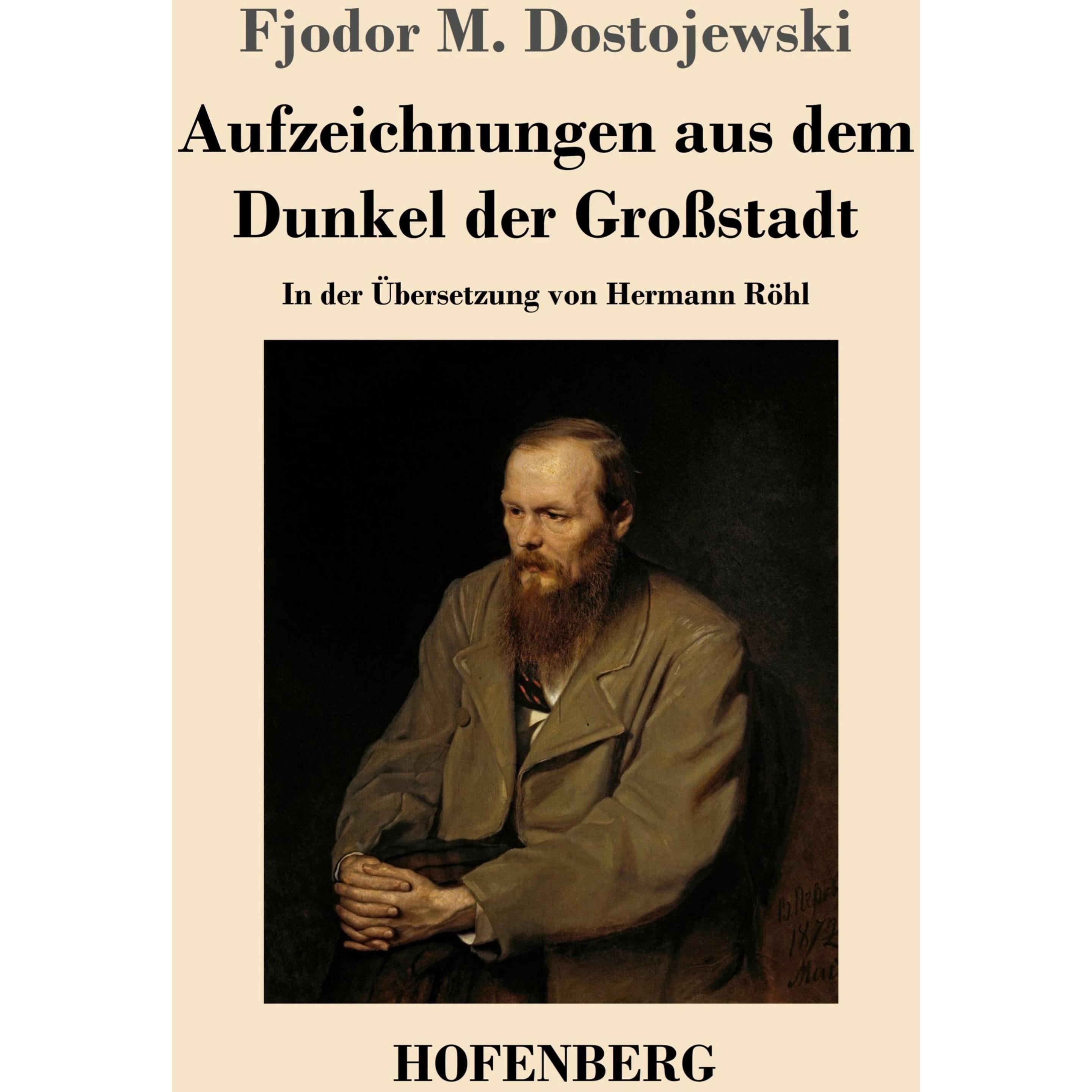 Bild von Dostojewski, Fjodor M.: Aufzeichnungen aus dem Dunkel der Großstadt