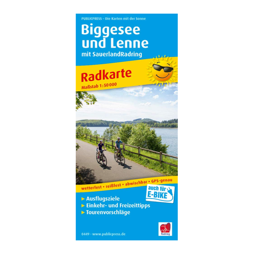 Bild von Biggesee und Lenne mit SauerlandRadring: Radkarte im Test