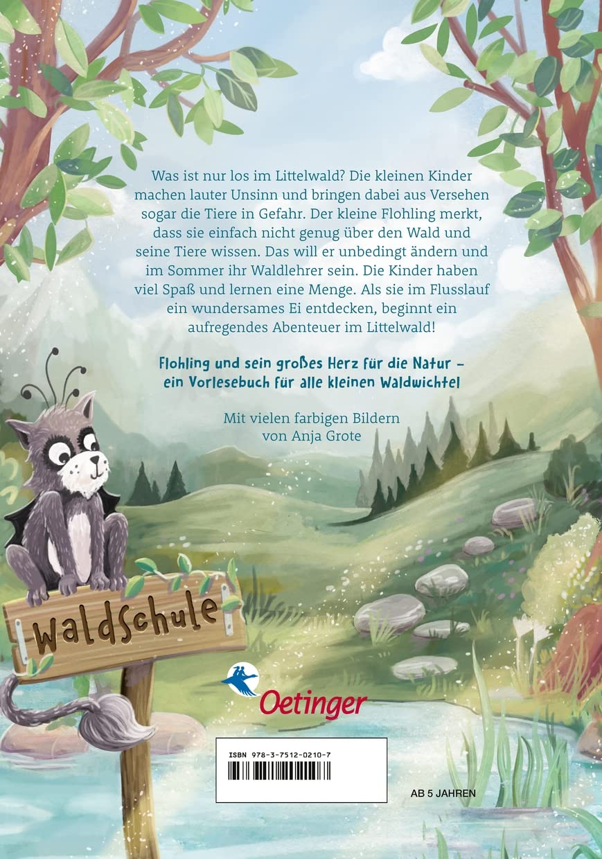 Bild von Der kleine Flohling 3. Wunder im Littelwald: Bezauberndes Kinderbuch über Freundschaft, Magie und Naturschutz, Kinderbuch zum Vorlesen ab 5 Jahren