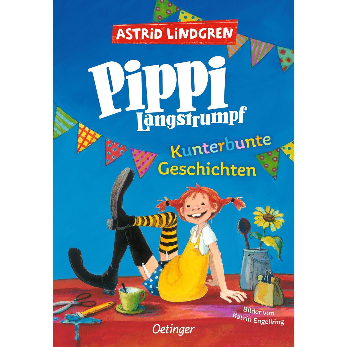 Bild von Pippi Langstrumpf. Kunterbunte Geschichten: Extra dicker Sammelband für Leseanfänger ab 7 Jahren mit drei lustigen Pippi Langstrumpf-Abenteuern
