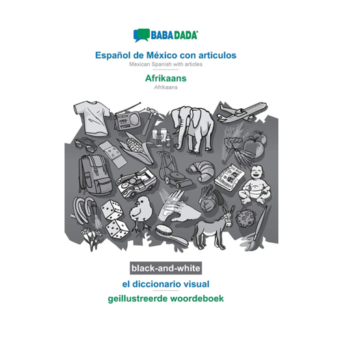 Bild von BABADADA black-and-white: Español de México con artículos - Afrikaans