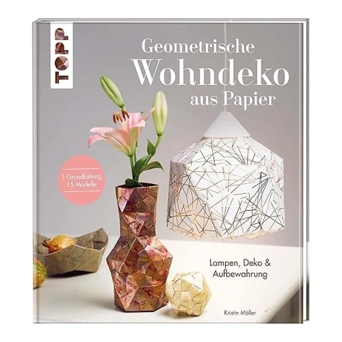 Bild von Geometrische Wohndeko aus Papier