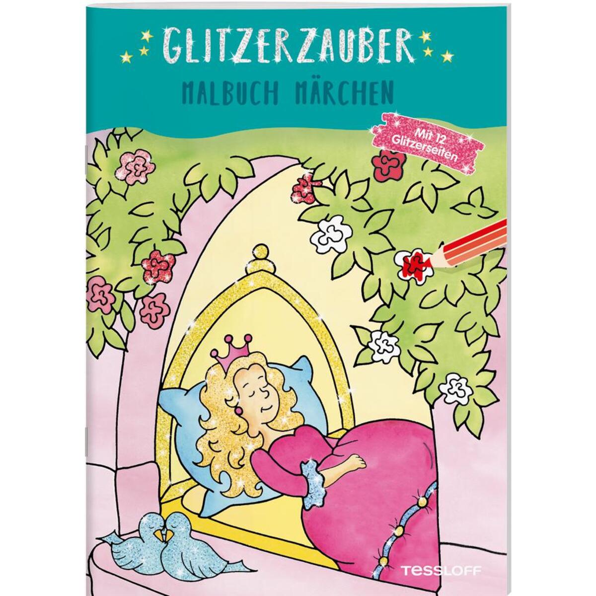 Bild von Tessloff Glitzerzauber Malbuch. Märchen