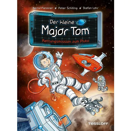 Bild von Der kleine Major Tom. Band 17. Rettungsmission zum Pluto, Kinderbücher von Bernd Flessner, Peter Schilling