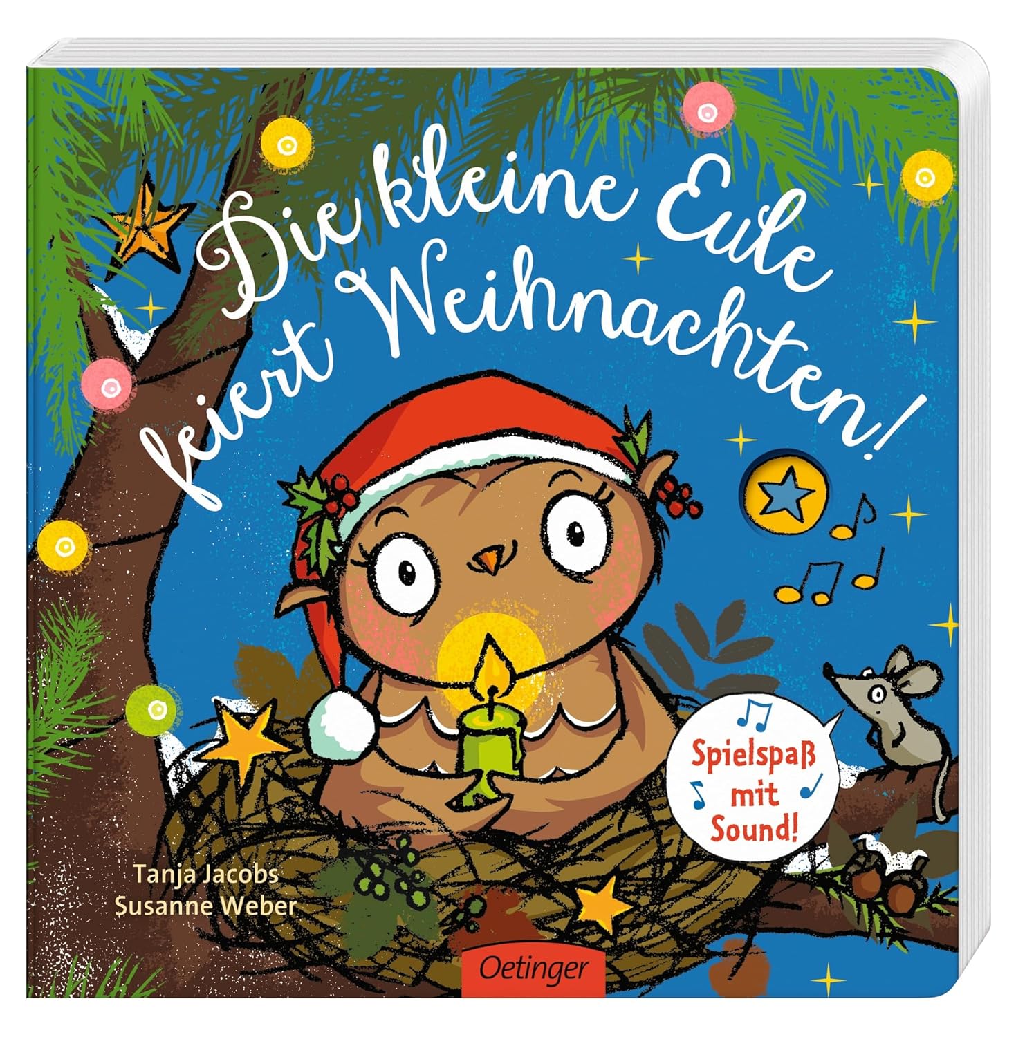 Bild von Die kleine Eule feiert Weihnachten: Spielspaß mit Sound. Süßes Pappbilderbuch über das Schenken für Kinder ab 2 Jahren (Die kleine Eule und ihre Freunde)