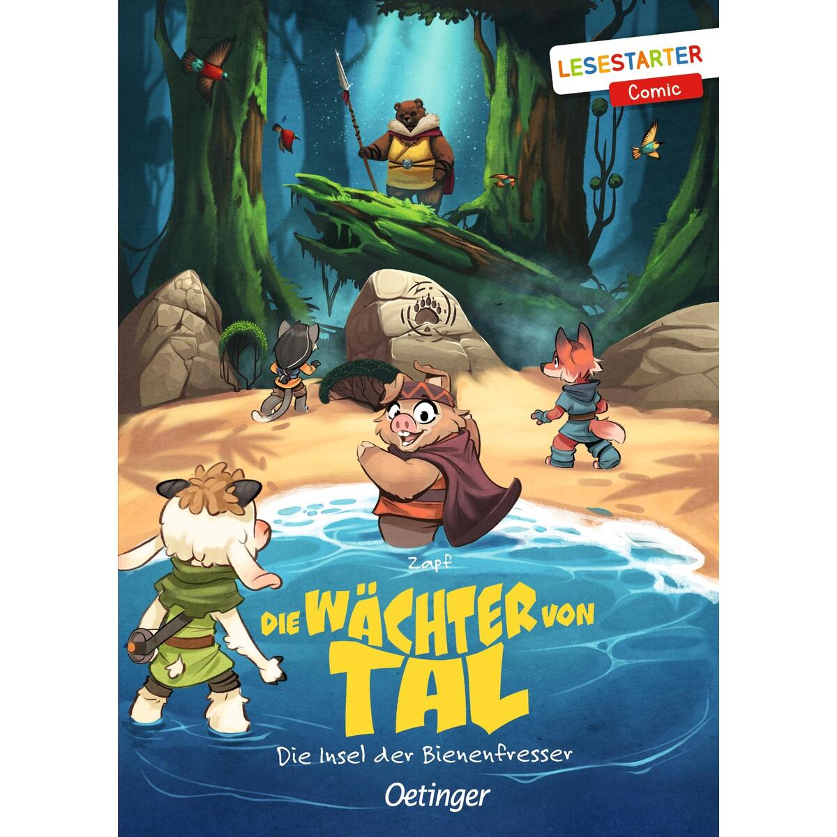Bild von Die Wächter von Tal. Die Insel der Bienenfresser: Lesestarter. Comic. Spannendes Comic-Abenteuer über Freundschaft, Mut und Umweltschutz, perfekt für Erstleser ab 6 Jahren