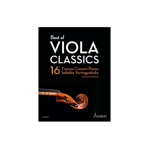 Bild von Best of Viola Classics: 16 beliebte Vortragsstücke für Viola und Klavier