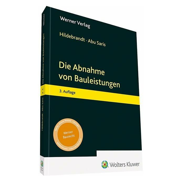 Bild von Die Abnahme von Bauleistungen, Fachbücher von Thomas Hildebrandt, Amneh Abu Saris