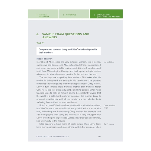 Bild von Crooked Letter von Tom Franklin - Die optimale Interpretationshilfe