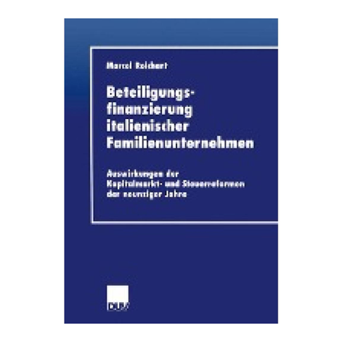 Bild von Beteiligungsfinanzierung italienischer Familienunternehmen