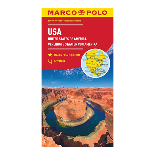 Bild von MARCO POLO Kontinentalkarte USA 1:4 Mio. – Ihr treuer Reisebegleiter