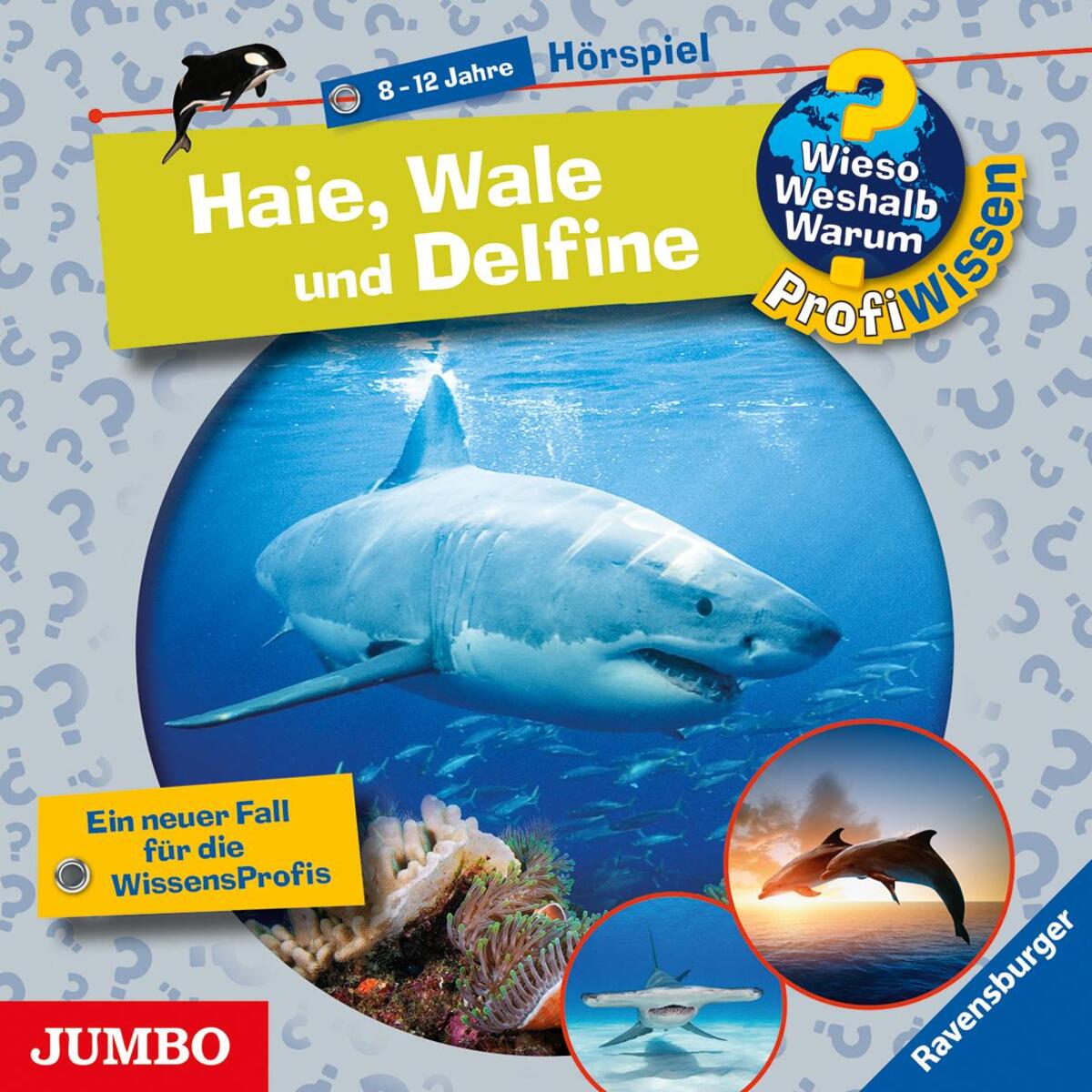 Bild von Hörspiel Wieso? Weshalb? Warum? ProfiWissen. Haie, Wale und Delfine