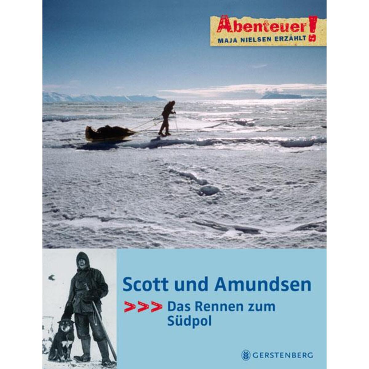 Bild von Scott und Amundsen, Kinderbücher von Maja Nielsen