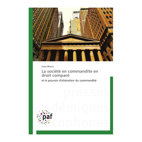 Bild von La société en commandite en droit comparé von Sarto Blouin