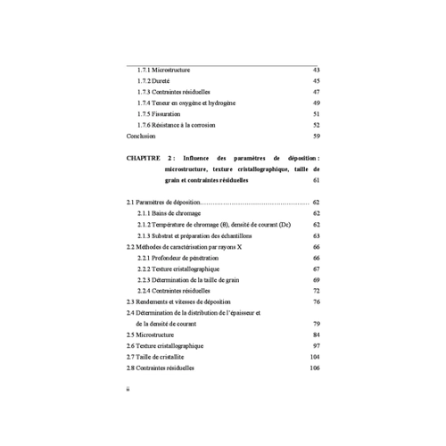Bild von Propriétés de Dépôts de Chrome Hexavalent