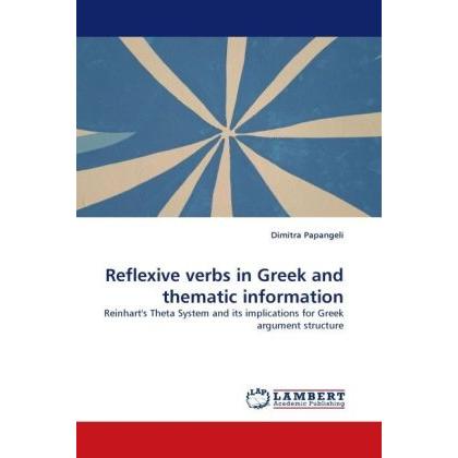 Bild von Papangeli, Dimitra: Reflexive verbs in Greek and thematic information