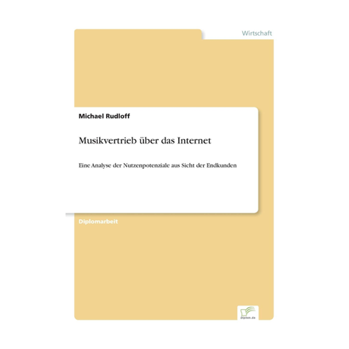 Bild von Musikvertrieb über das Internet: Eine Analyse der Nutzenpotenziale aus Sicht der Endkunden