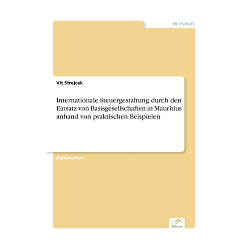Bild von Internationale Steuergestaltung durch den Einsatz von Basisgesellschaften in Mauritius