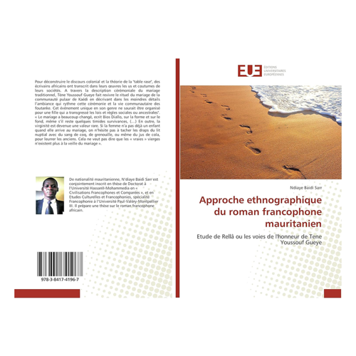 Bild von Approche ethnographique du roman francophone mauritanien