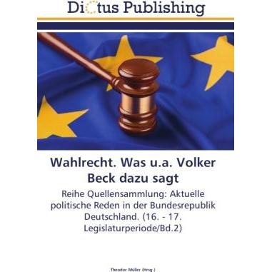 Bild von Wahlrecht. Was u.a. Volker Beck dazu sagt, Fachbücher