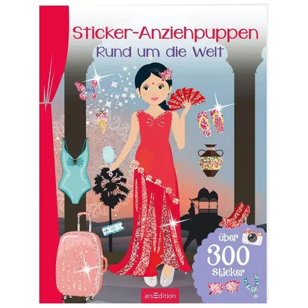 Bild von ars Edition Sticker Anziehpuppen Rund um die Welt