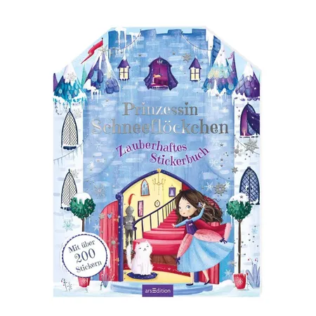 Bild von ars Edition Prinzessin Schneeflöckchen - Zauberhaftes Stickerbuch mit über 200 Stickern