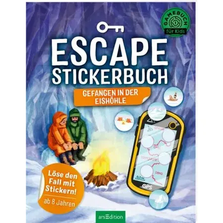 Bild von Kiefer, Philip: Escape-Stickerbuch - Gefangen in der Eishöhle