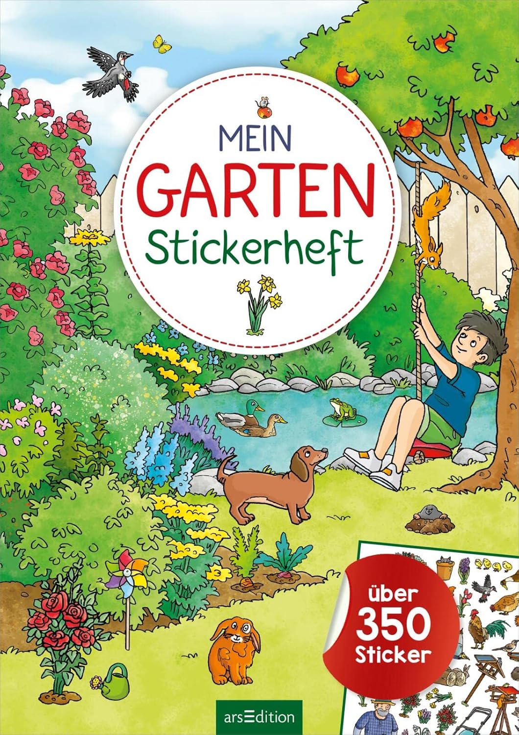 Bild von Mein Garten-Stickerheft: Über 350 Sticker | Stickerbuch für Kinder ab 4 Jahren