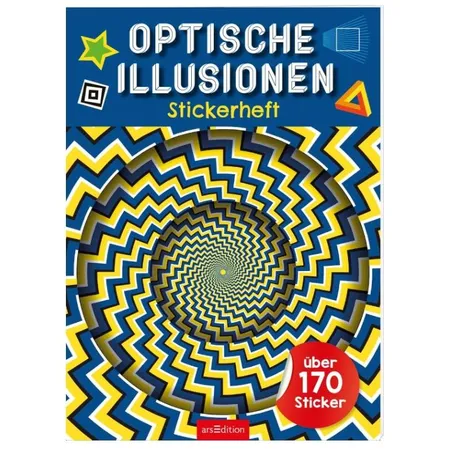 Bild von ars Edition Optische Illusionen Stickerheft