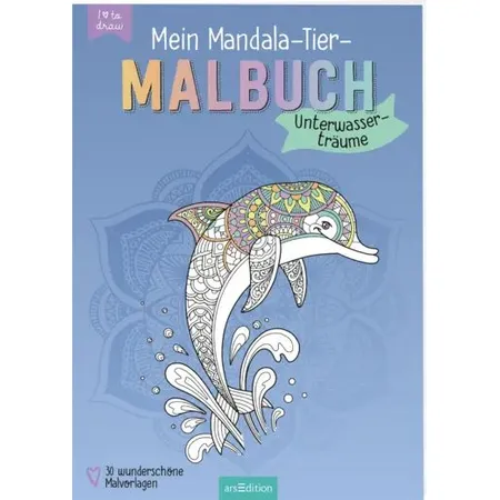 Bild von ars Edition Mein Mandala-Tier-Malbuch - Unterwasserträume