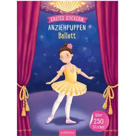 Bild von ars Edition Erstes Stickern Anziehpuppen - Ballett