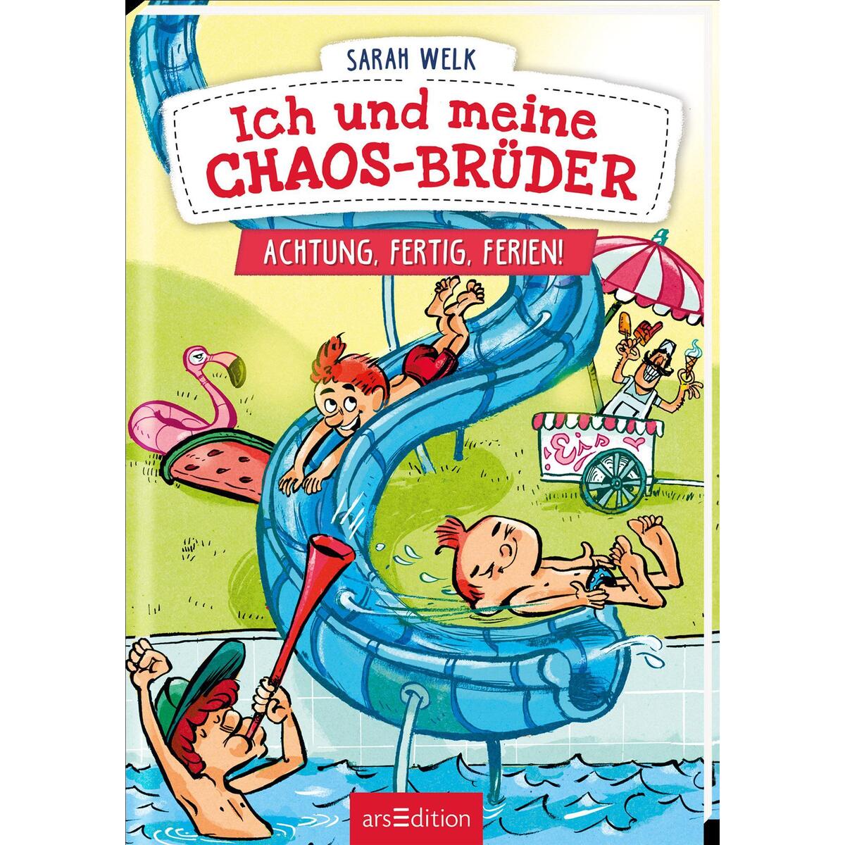 Bild von Welk, Sarah: Ich und meine Chaos-Brüder - Achtung, fertig, Ferien! (Ich und meine Chaos-Brüder 4)