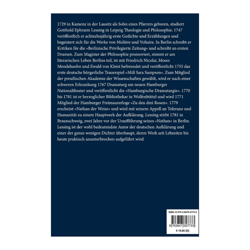 Bild von Lessing, Gotthold Ephraim: Emilia Galotti (Großdruck)