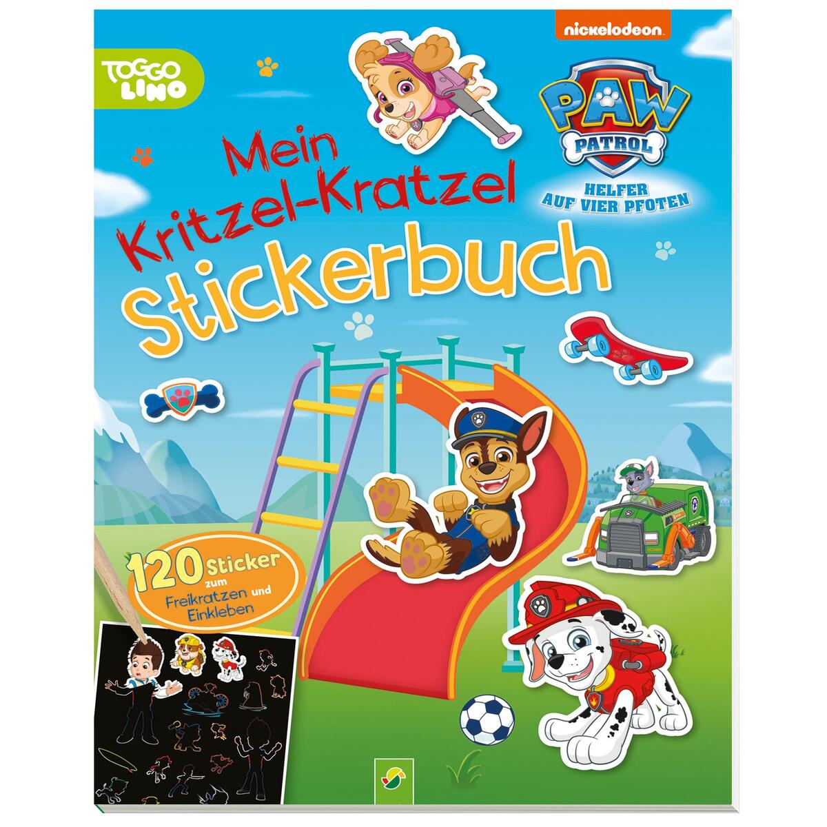 Bild von Schwager & Steinlein, Sticker, PAW Patrol Mein Kritzel-Kratzel Stickerbuch