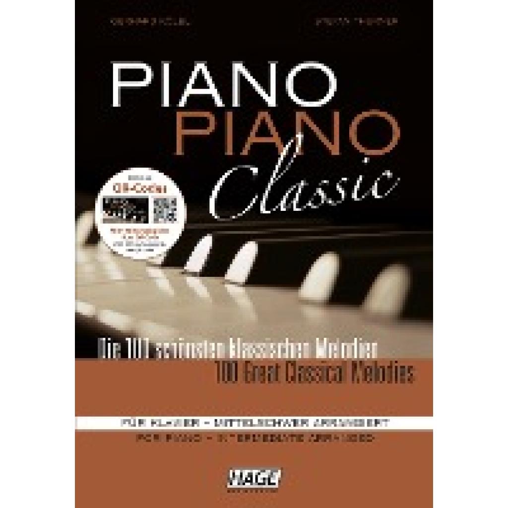 Bild von Piano Piano Classic mittelschwer: Das beliebte Spielbuch für Klavier für fortgeschrittene Spieler: Das beliebte Spielbuch für Klavier für ... - Mit 100 Hörbeispielen über QR - Code