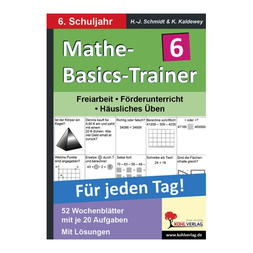 Bild von Mathe-Basics-Trainer für Klasse 6 – Ein umfassendes Übungsheft