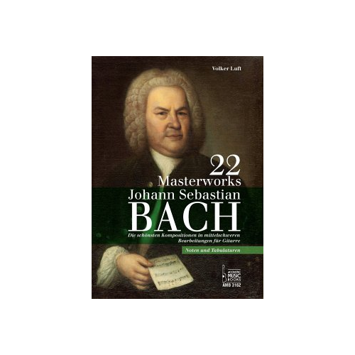 Bild von 22 Masterworks - Johann Sebastian Bach für Gitarre