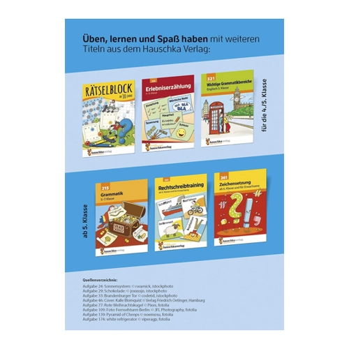 Bild von Rechnen und Textaufgaben - Realschule 5. Klasse, A5-Heft: Mathematik