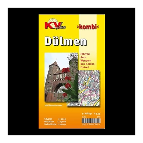 Bild von Dülmen Radkarte und Stadtplan von KVplan