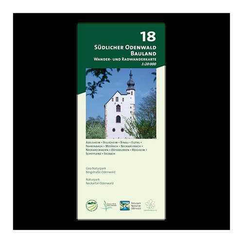 Bild von Südlicher Odenwald - Bauland: Wander- und Radwanderkarte 1:20.000