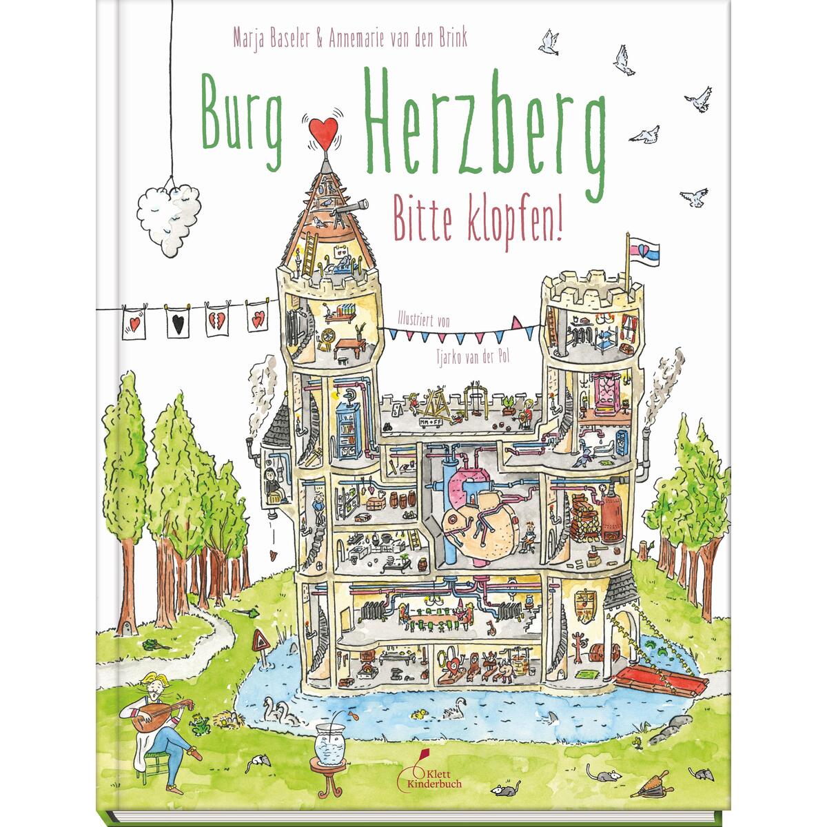 Bild von Burg Herzberg – bitte klopfen!, Kinderbücher von Annemarie van den Brink, Meike Blatnik, Marja Baseler, Tjarko van der Pol