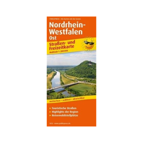 Bild von PublicPress Straßen- und Freizeitkarte Nordrhein-Westfalen Ost