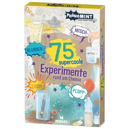 Bild von Saan, Anita van: PhänoMINT 75 supercoole Blubber-Zisch-Misch-Plopp-Experimente