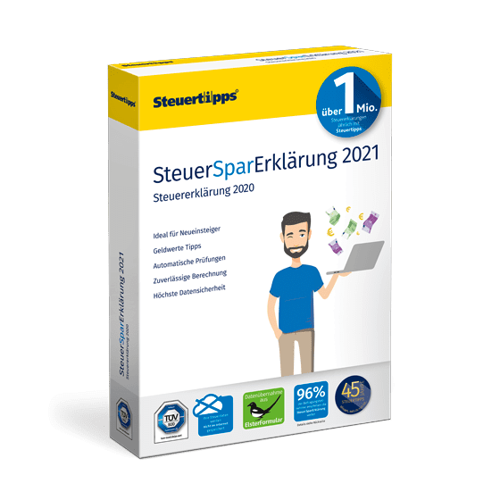 Bild von SteuerSparErklärung 2021 für Mac OS - Ihre Lösung für die Steuererklärung 2020