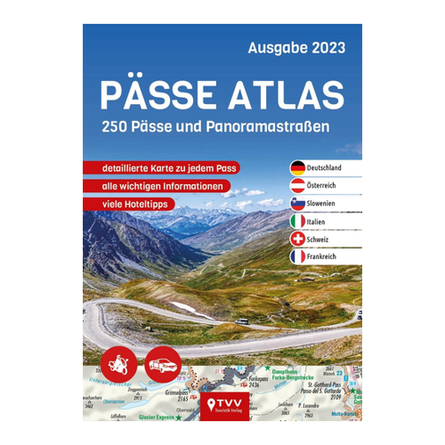 Bild von PÄSSE ATLAS 2023: 250 Pässe und Panoramastraßen