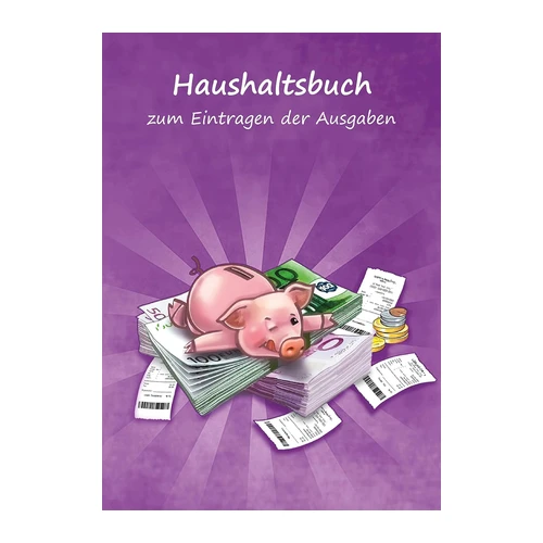 Bild von Schulze, Angelina: Haushaltsbuch zum Eintragen der Ausgaben, Haushaltsbuch zum Eintragen der Ausgaben: Einschreibbuch der fixen Kosten und variablen monatlichen Ausgaben für Paare – viel Platz zum Ausfüllen im Notizbuch 17x24cm – Motiv Sparschwein