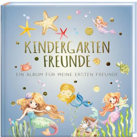 Bild von Kindergartenfreunde – MEERJUNGFRAU: ein Album für meine ersten Freunde (Freundebuch Kindergarten 3 Jahre) PAPERISH® (PAPERISH Geschenkbuch)