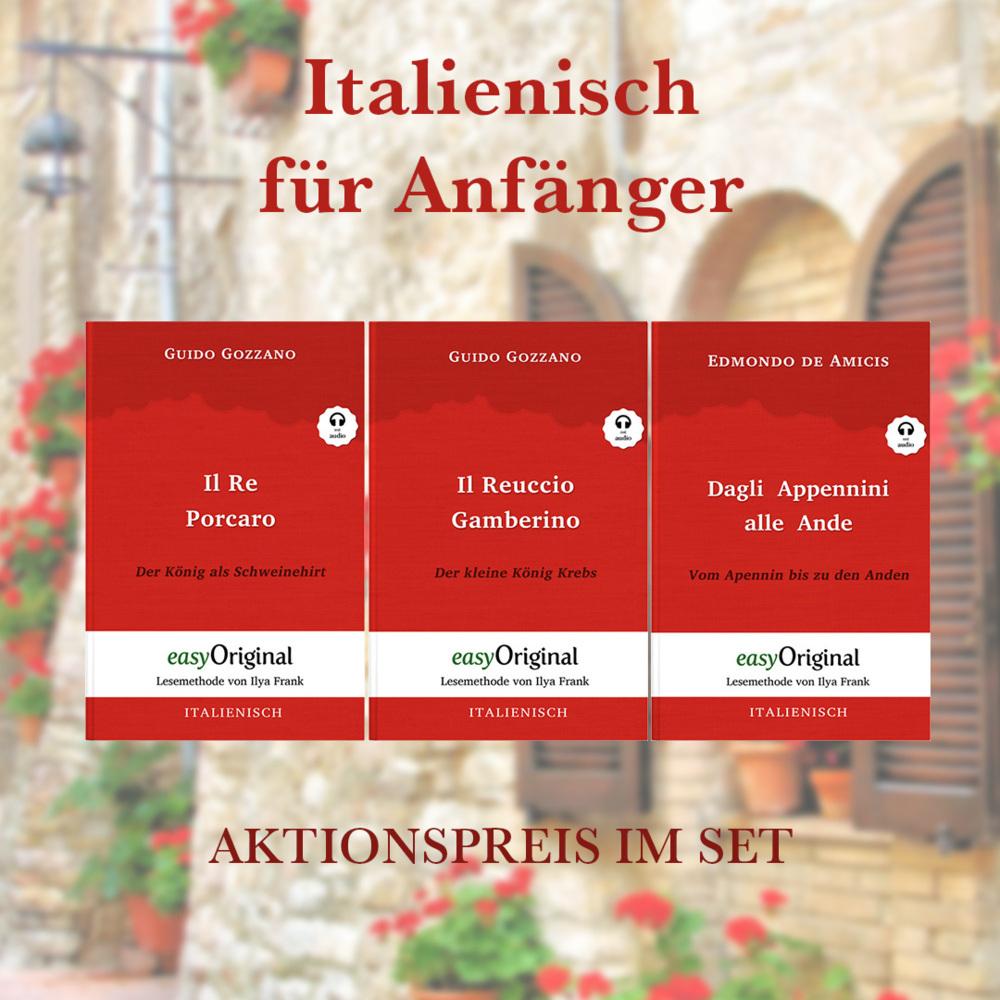 Bild von Gozzano, Guido: Italienisch für Anfänger (mit 3 MP3 Audio-CDs) - Lesemethode von Ilya Frank - Zweisprachige Ausgabe Italienisch-Deutsch